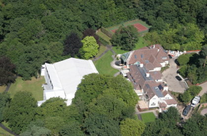 Aerial Shot Of Marquee